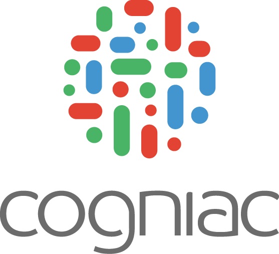 Cogniac徽标堆叠全彩原版